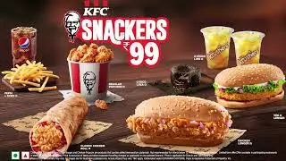 KFC Snackers @Rs. 99!  | Let's KFC