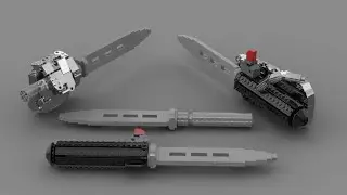 Custom Lego Gun MOC: Ballistic Knife [BO1]