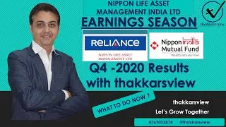 HOW TO ANALYSE & TRADE NAM INDIA EARNINGS Q4 2020 SUPPORT RESSISTANCE INVESTMENT & TRADING LEVELS