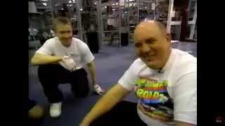 Benny Parsons Working Out with Mark Martin - 1994 Save Mart Supermarkets 300