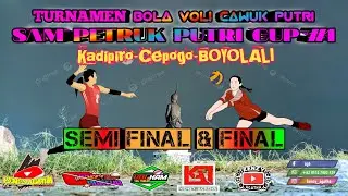 Live sam Petruk putri cup 1 babak semi final dan final #volitarkam #volicewek #voliboyolali