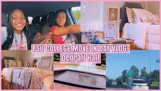 College Move In Day 2021 Vlog | Degraff Hall | Florida State University | Miyah Elani
