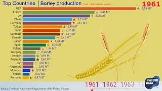 Top world's largest Barley producing countries