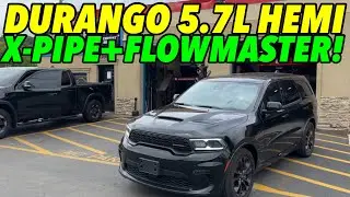 2022 Dodge Durango R/T 5.7L HEMI V8 Exhaust Sound w/ X PIPE & FLOWMASTER FLOW FX!