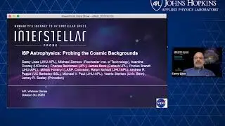 Webinar: The Extra-Galactic Background Light: Opening a Window to Early Galaxy and Star Formation