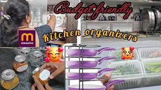 Kitchen organizers from meesho under 399/- || small kitchen makeover