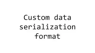 Custom serialization/deserialization text format for C structs