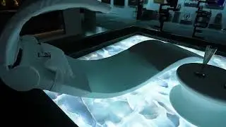 Glowing pools made with Vetrite panels