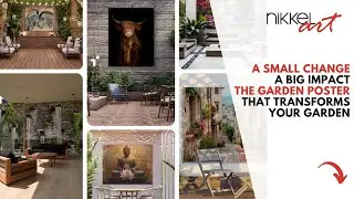 A small change &ndash; a big impact: the garden poster that transforms your garden.