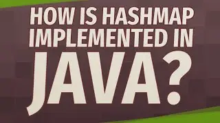 How is HashMap implemented in Java?