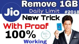 Remove Jio 1GB Daily Limit New Trick 2018 | How to remove jio daily limit get 100gb data Free 2018
