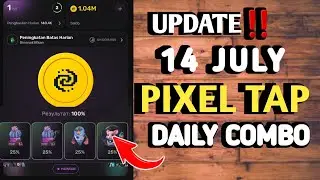 Pixel Tap daily combo cards 14/7/2024