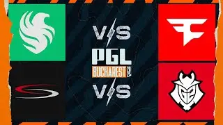 PGL Bucharest 2025 - POLUFINALE - Team Falcons vs FaZe Clan | Complexity vs G2 Esports