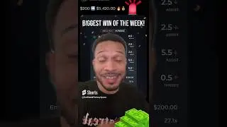 $200 ➡️ $5,420.00 🔥💰 | HOTSTREAK FANTASY SPORTS #shorts