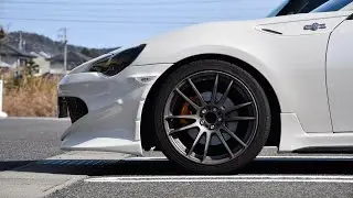 86 BRZ  9.5j ＋38 をフロントに入れるだけの動画