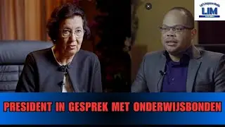 BT DONDERDAG 5 FEB 2026 || PRESIDENT IN GESPREK MET ONDERWIJSBONDEN.