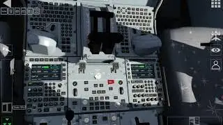 AeroflyFS mobile - A350 Departure from Christchurch Airport 
