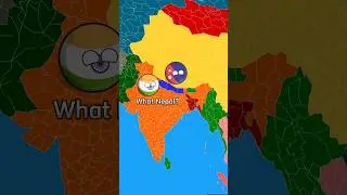 Nepal making Greater Nepal | Countries in a nutshell | #nepal #countryballs #viral #shorts