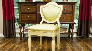 How To - DIY Gold Glitter Chair - Home & Family