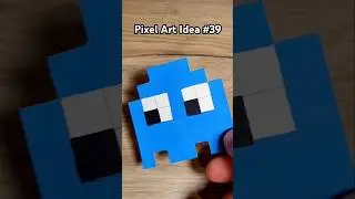 Pacman Ghost #shorts #art #fun #pixelart #pacman