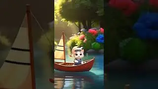 My Cat's Reaction to a Boat Ride! 😹🚤#BoatLife#PetAdventure#CatOnABoat #animation #dubidubidu