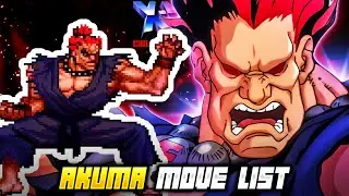 AKUMA MOVE LIST - X-Men: Children of the Atom (XCOTA)