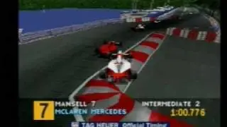 Playstation PS1 F1 Formula 1 1995 Monaco McLaren (4)