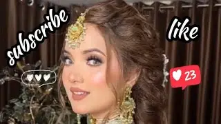 Rabeeca Khan Nikkah makeup tutorial. She is looking too beautiful. #makeup #beautiful #nikkah 