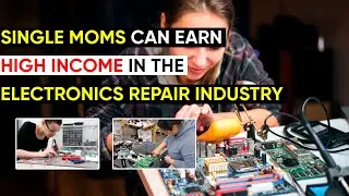 Single moms can earn high income in the repair industry with CellBotics