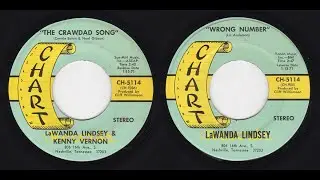LaWanda Lindsey & Kenny Vernon - Chart CH-5114 - The Crawdad Song -bw- Wrong Number