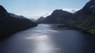 Espedal, Forsand, Norway: drone footage