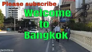 Walking Tour through Bangkok City, Thailand 2021