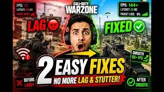 How To Fix Warzone Lag & Stuttering (2 Easy Steps)