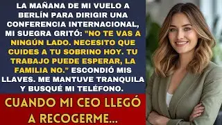 Mi Suegra Me Hizo Perdérmela Conferencia Más Importante de Mi Carrera — Hasta que
