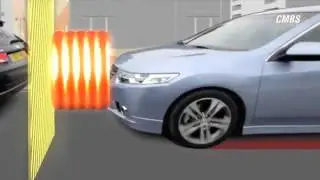 Функции безопасности Honda Accord &mdash; система торможения, предотвращающая столкновение