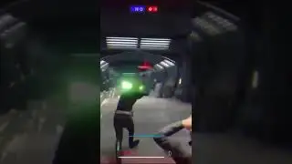 Blaster deflection complication. #entertainment #starwars #battlefront2