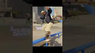 The best flat bar in San Vansterdam. Realistic settings only. @skate. #skate #Skateboarding #skate4