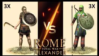 Can 3 Sickle Men Beat 3 Immortals in Rome: Total War - Alexander?