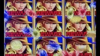 *HUGE BIG WIN!* RAWHIDE | FULL SCREEN LADIES! KONAMI Slot Machine Win