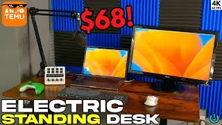 Cheap TEMU Electric Standing Desk - Assemble and Review