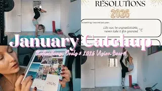 JANUARY VLOG - My New Year Reset - 2026 Goals & Intentions - Pinterest Vision Board - Being Honest!