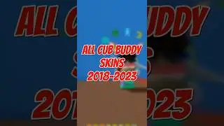 😳All Cub Buddy Skins (2018-2023) in Bee Swarm Simulator #beeswarmsimulator #roblox #shorts