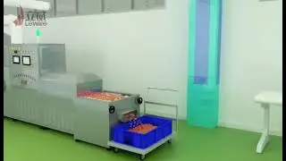 Ceramic drying tunnel furnace microwave heating equipment