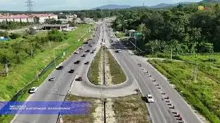 Kemajuan terkini Lebuhraya Pan Borneo Sabah Pakej Kerja 8