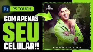 COMO FAZER FLYER CAPA DE ÁLBUM DE MÚSICA PELO CELULAR ANDROID PS TOUCH? (TEU DESIGNER)