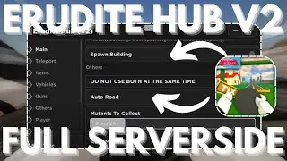 The ONLY script you will ever need for a dusty trip (Erudite Hub V2) | ROBLOX