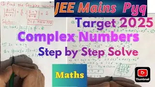 Complex Numbers Jee Main Maths PYQ #jeemains#physicswallah#jee #aiims#iit#maths#jeeadvanced