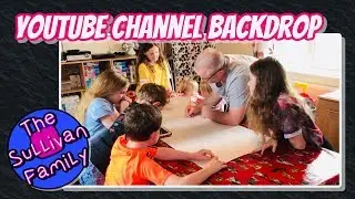 YouTube Channel Backdrop | Easter Project with the Sullivan Kids.
