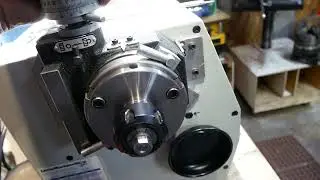 Lathe tool post grinder: Venting a hub motor cover for my Dualtron City scooter