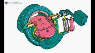 Tilting Disc Check Valve Animation 3D